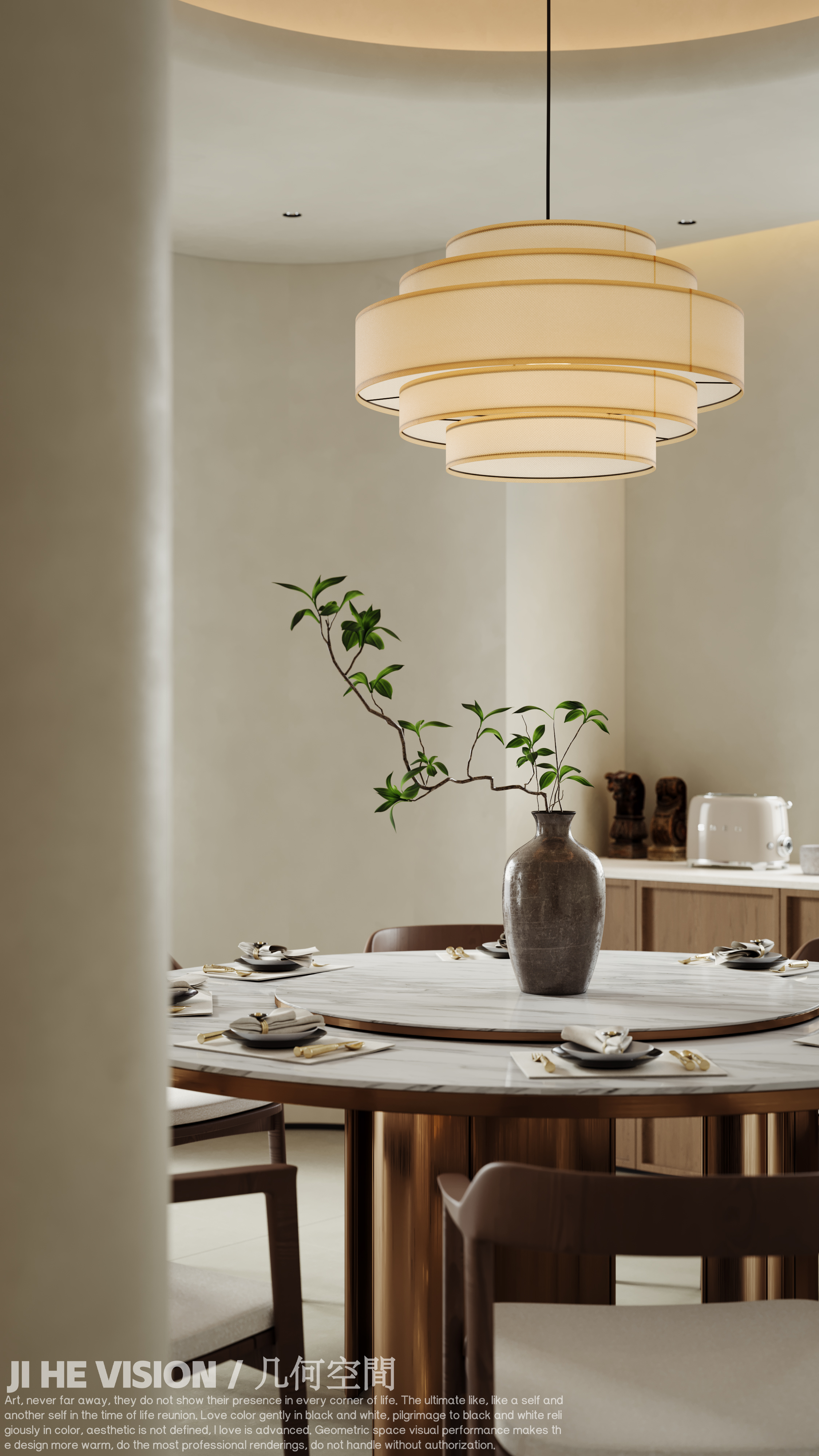 悠然南山别墅宋式美学空间丨几何空间视觉表现-4