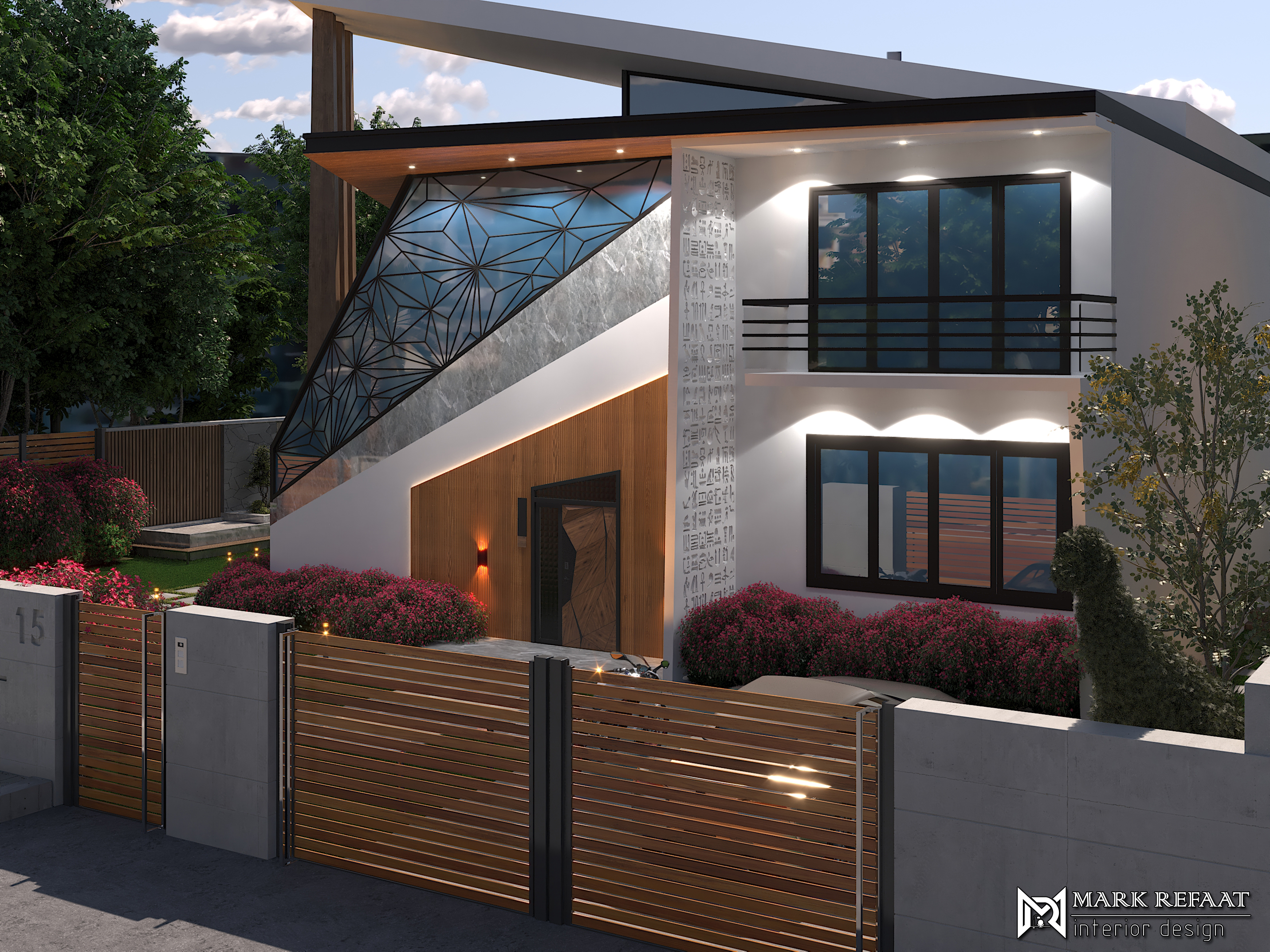 现代别墅设计（古埃及风格）-8