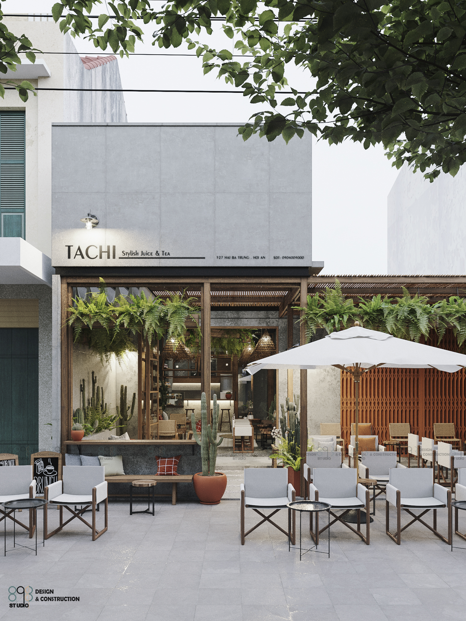 Tachi coffee tea shop Final |CGI Design: 893.studio-6