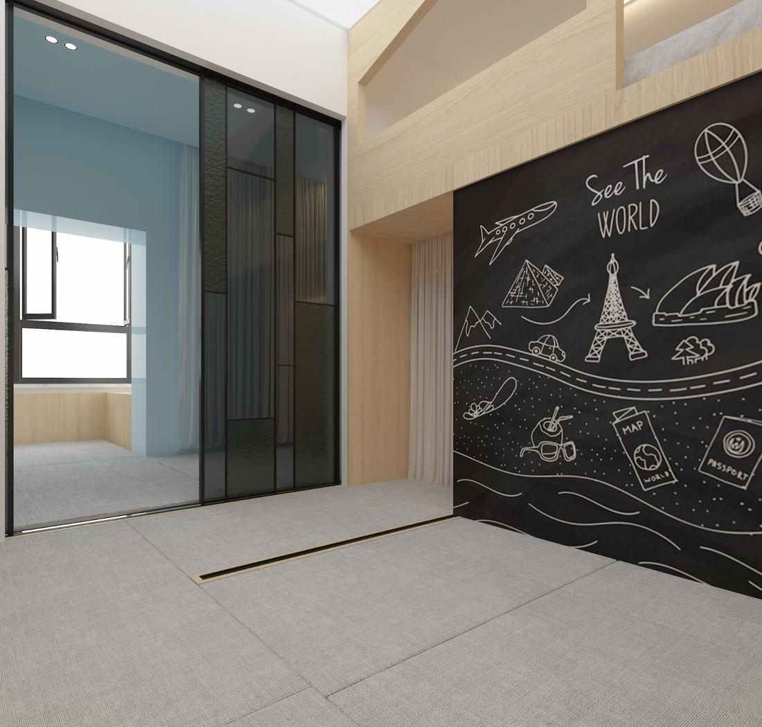 40 平米空间魔法,小户型变身四室两厅-10