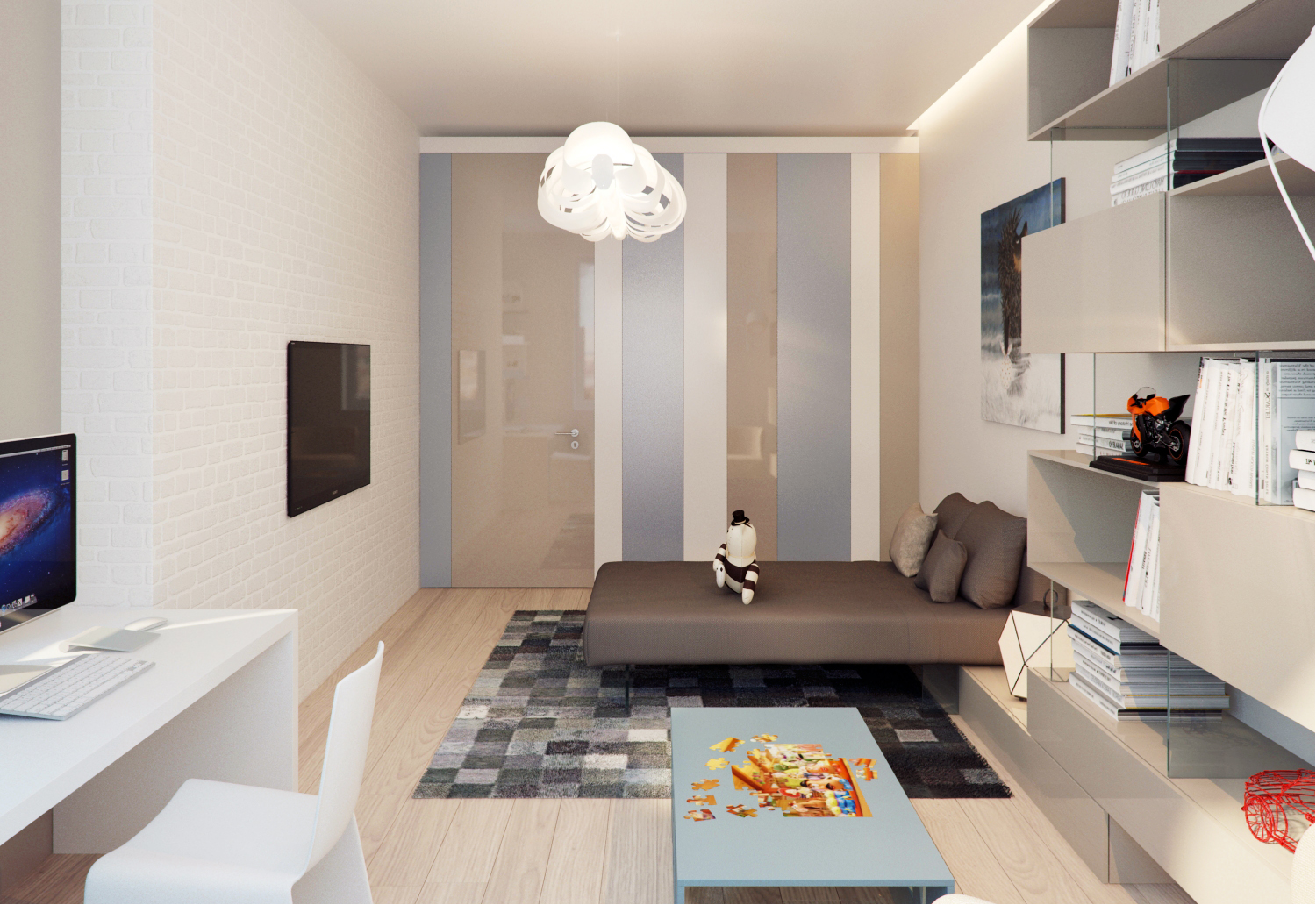 The interiors of the apartments are 200 m  in Novgorod Alexandra Fedorova-12