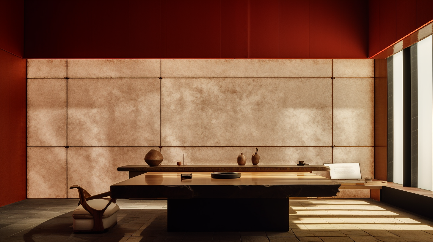 【AI】禅宗茶室；Zen Tea Room-6