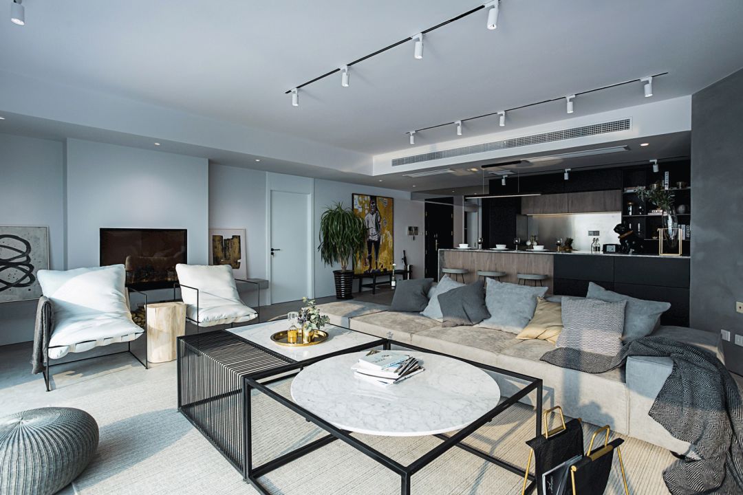 世茂滨江花园 40 万出租房装修，打造大气观景空间-81