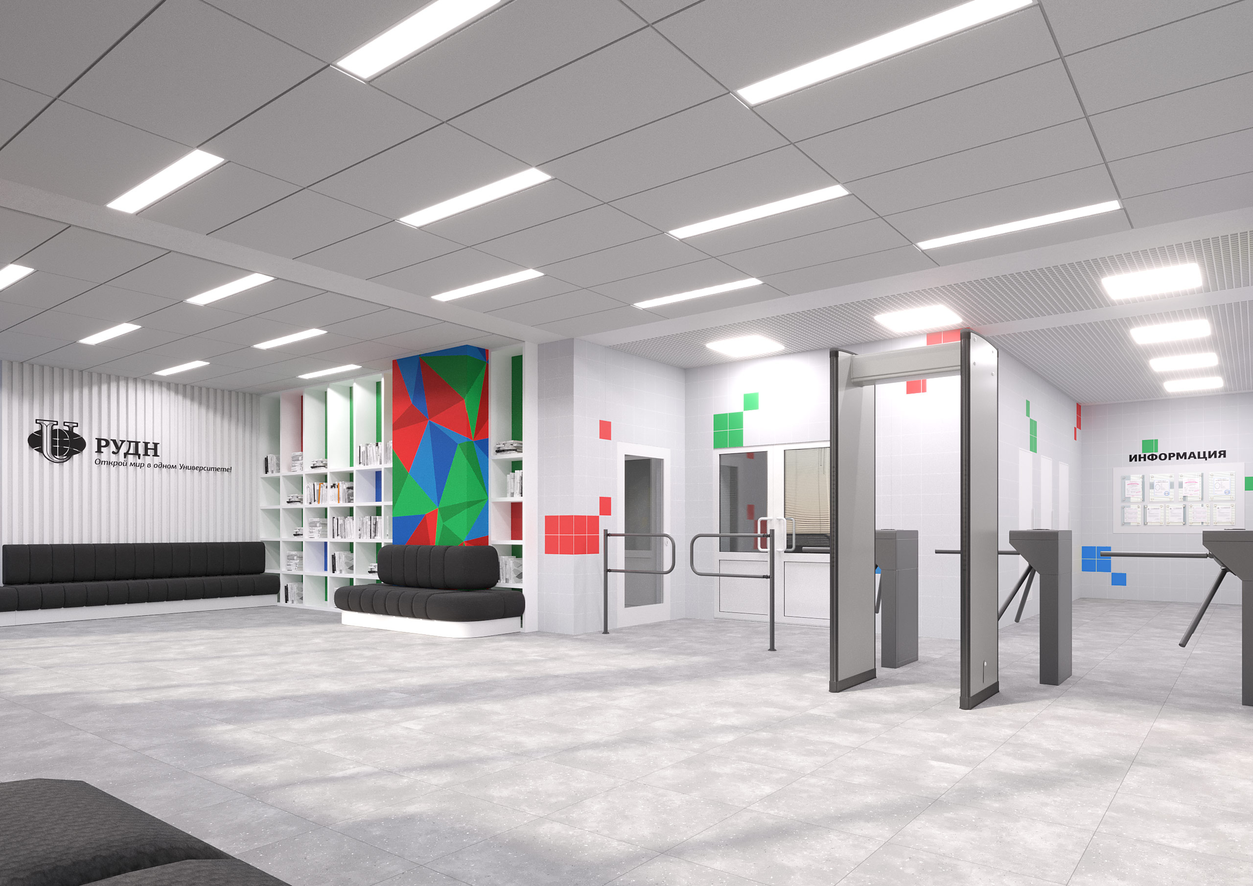 宿舍门厅设计丨俄罗斯莫斯科丨ЕвроПроект-9