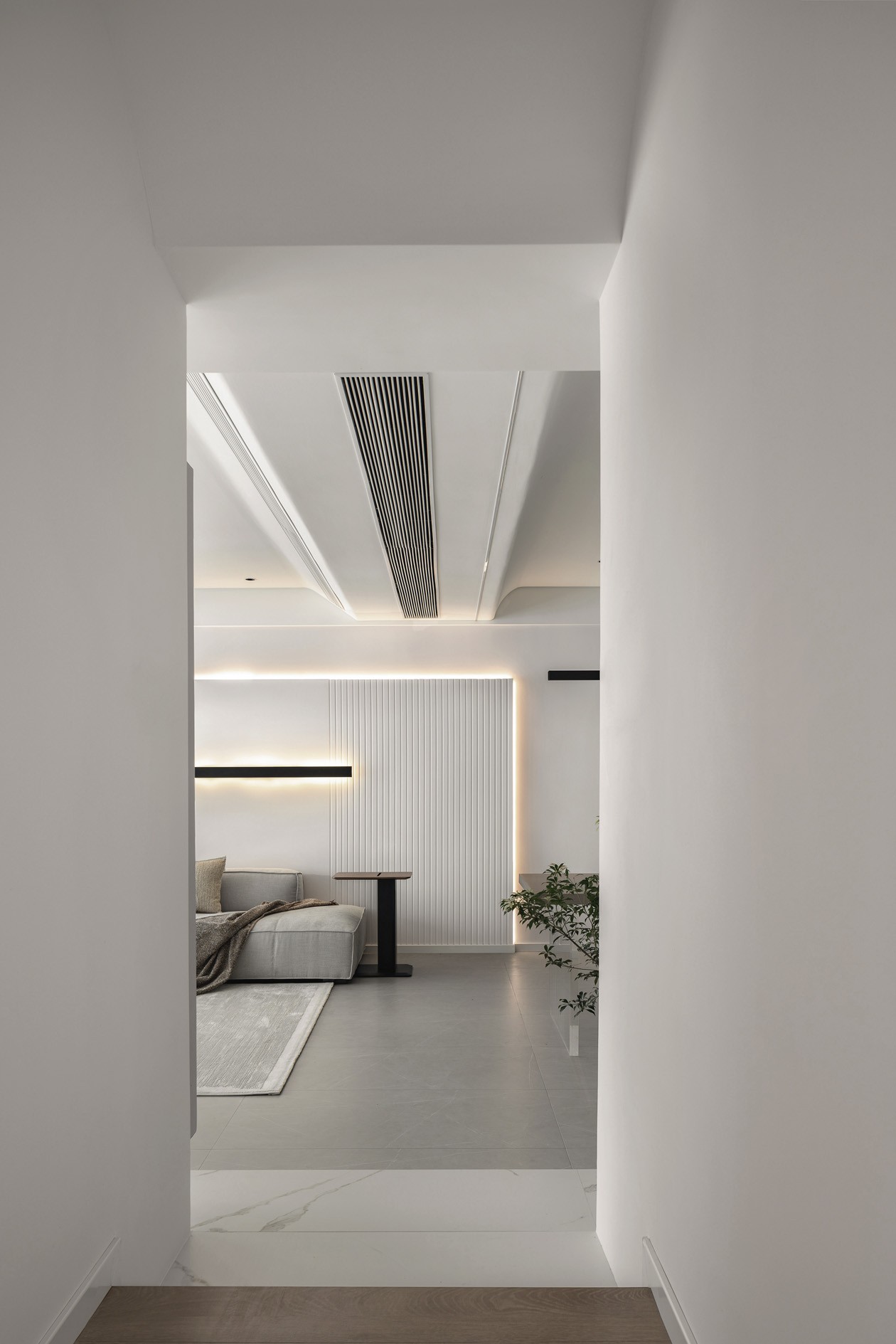 160 平白色现代风全案实景落地丨中国重庆丨琢信装饰-17