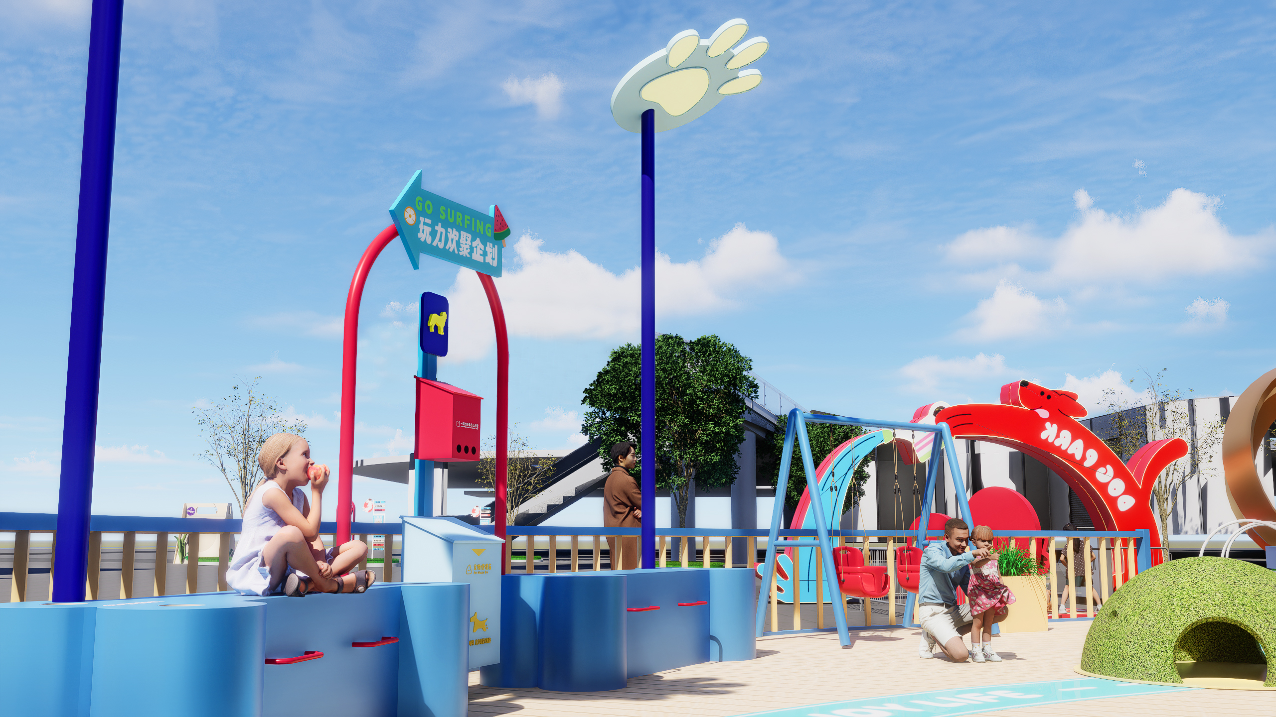 汪托邦—商业宠物乐园设计案例-13