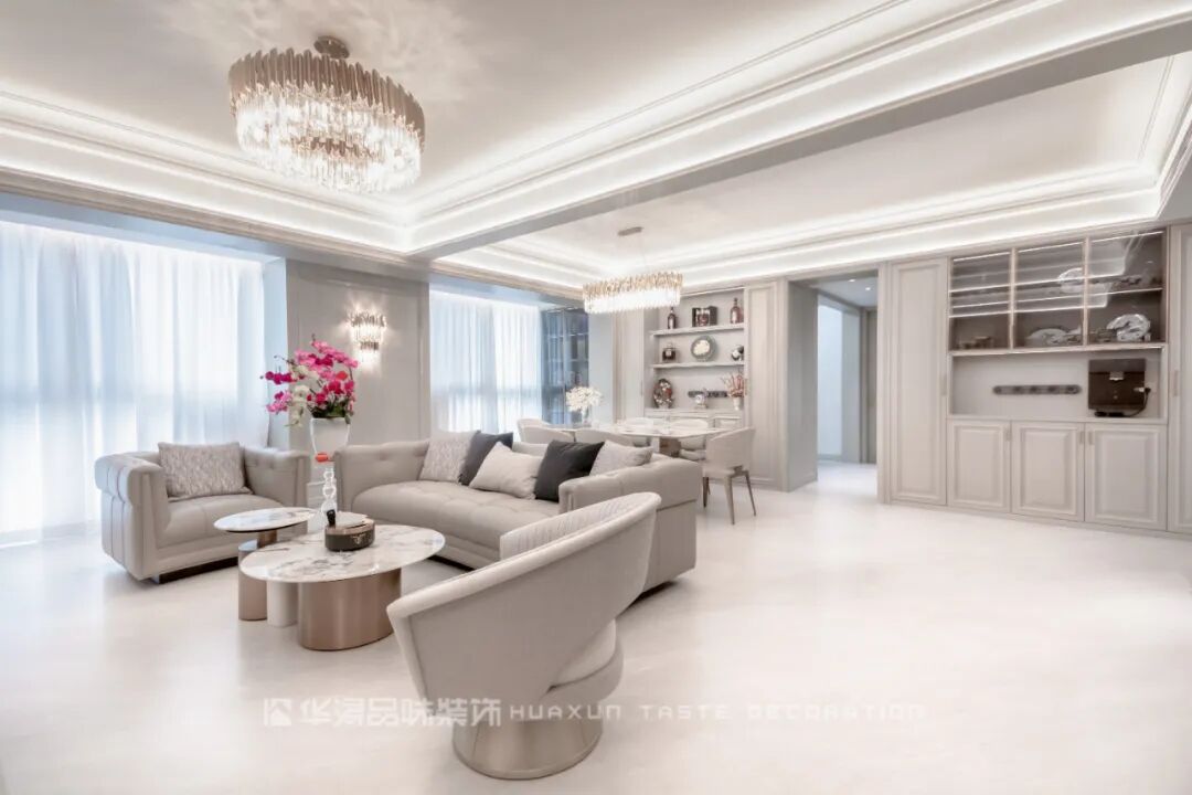 165㎡旧房翻新，老婆坚持装修现代美式风后，收纳多到睡不着！-101