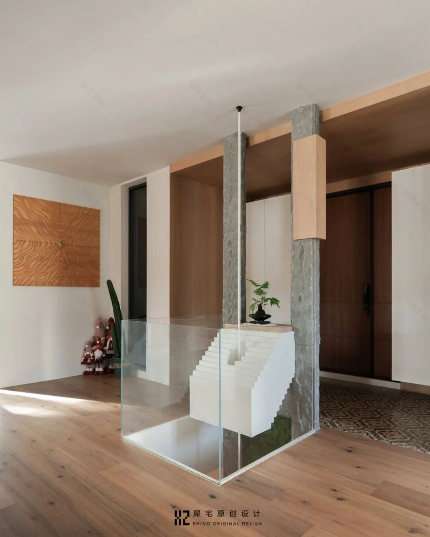 天井重构+楼梯移位,装下三代人的理想生活-34