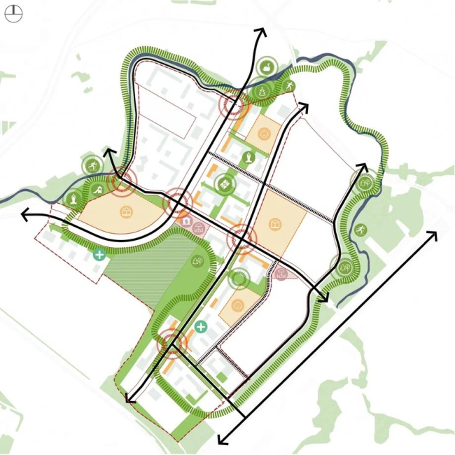 “Притяжение”住宅区总体规划丨俄罗斯丨建筑事务所“А.Лен”-18