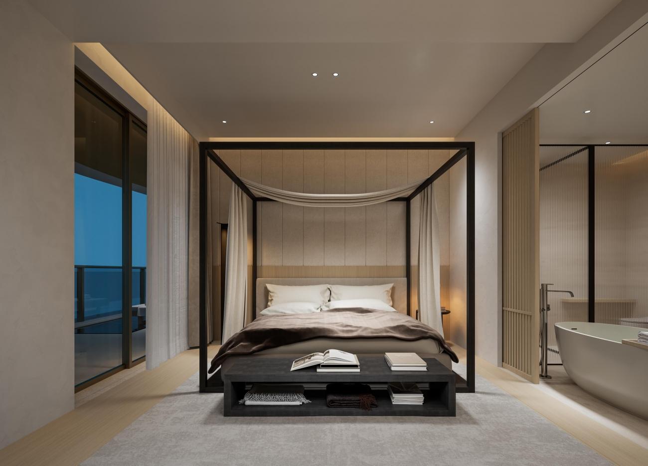 渡边智绍设计 | 华润三亚海棠湾悦府顶层样板间设计方案-31