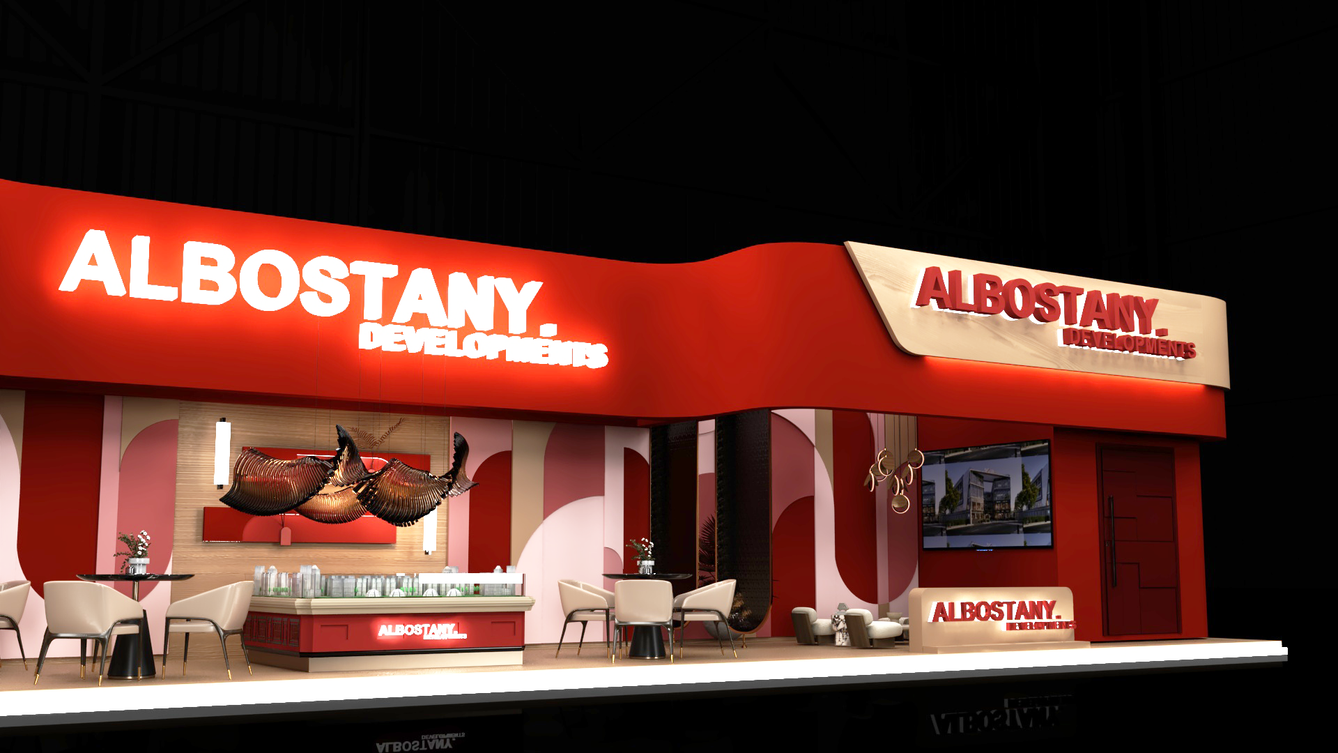 Al Bostany Developments Booth Design-6