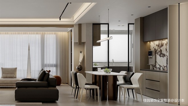 170㎡现代跃层装修案例丨佳园装饰-18