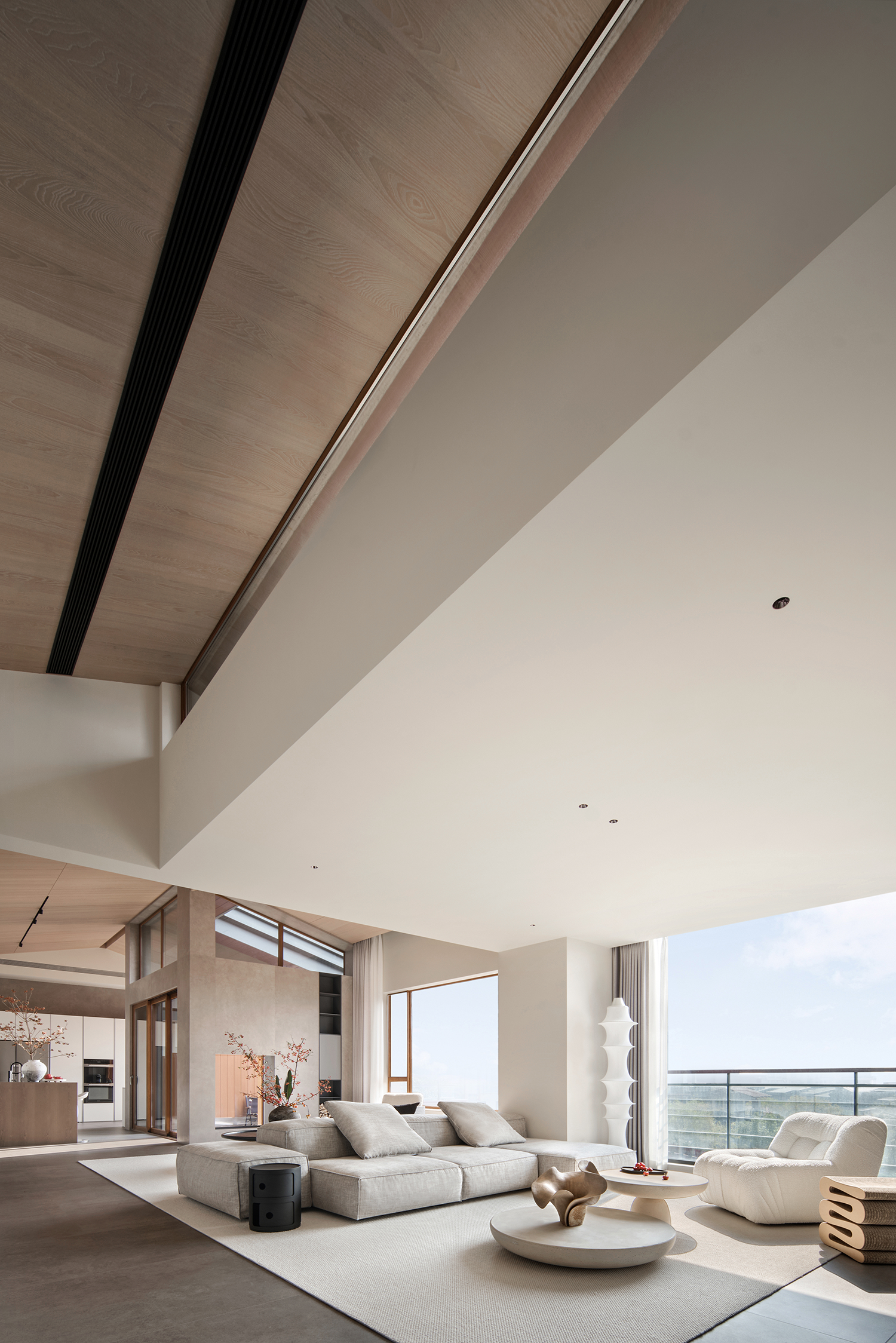 余颢凌新作｜成都麓湖 330㎡ 大平层，书写温润与优雅-10