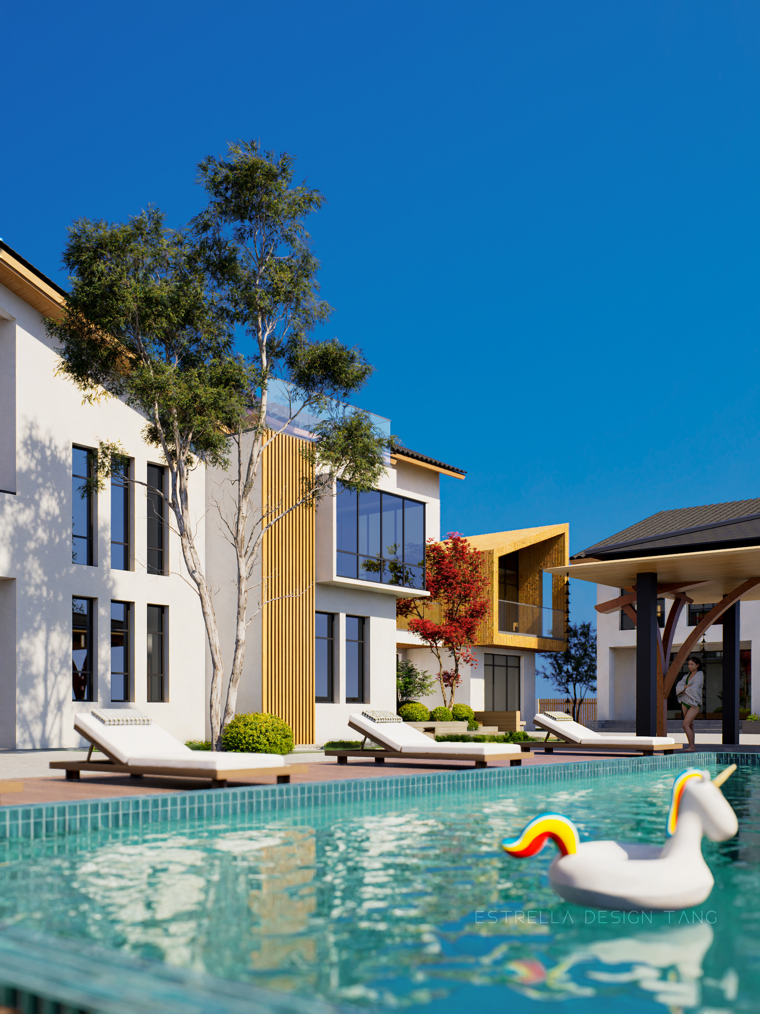 民宿设计 景观 效果图-0