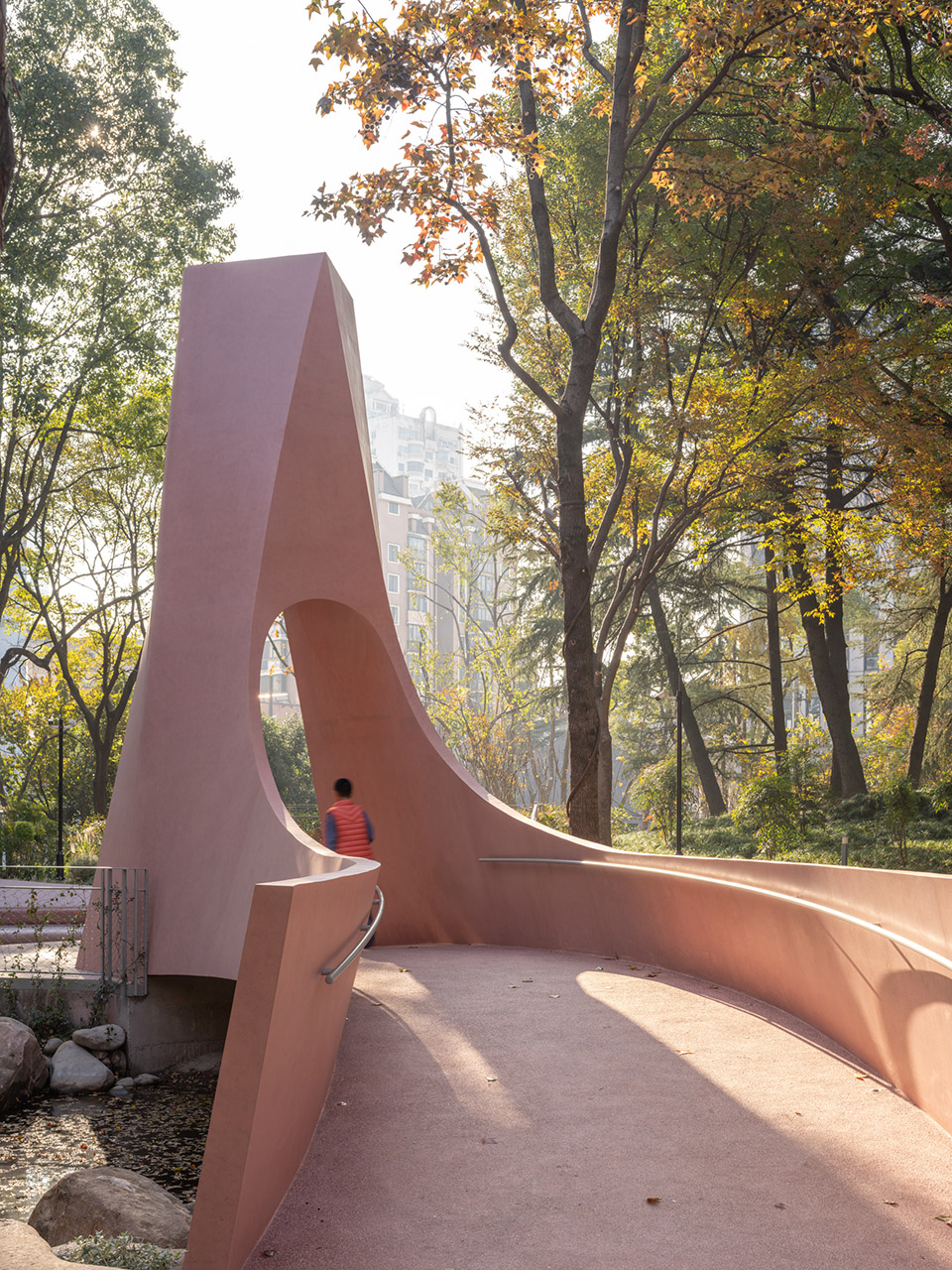 上海华山绿地步行桥（囍桥）丨中国上海丨HCCH合尘建筑-21