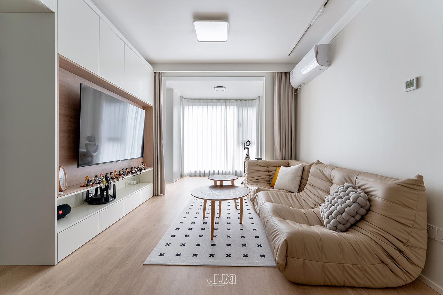 72㎡森系原木风小家设计丨中国北京丨久栖设计-7