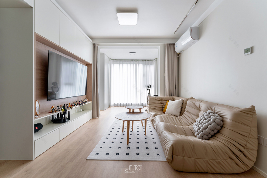 72㎡森系原木风小家设计丨中国北京丨久栖设计-7