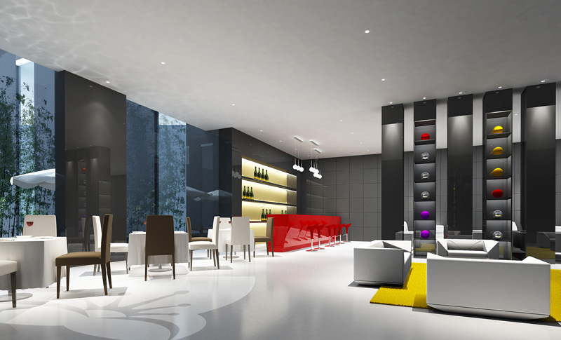 威海山花地毯展厅装饰工程-2