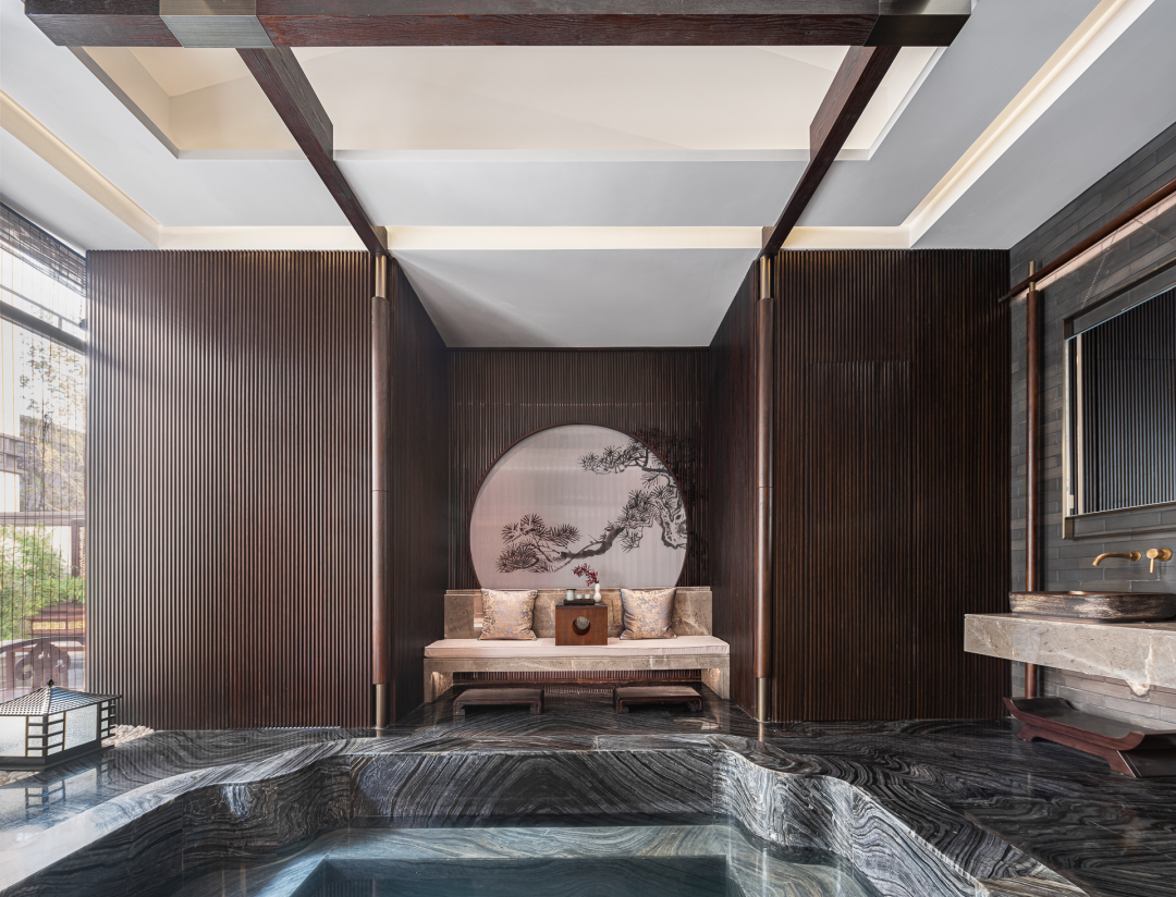 五矿铂海樾府 L 户型 · 盛唐古韵新中式空间设计丨中国营口丨FANST 泛思特设计-16