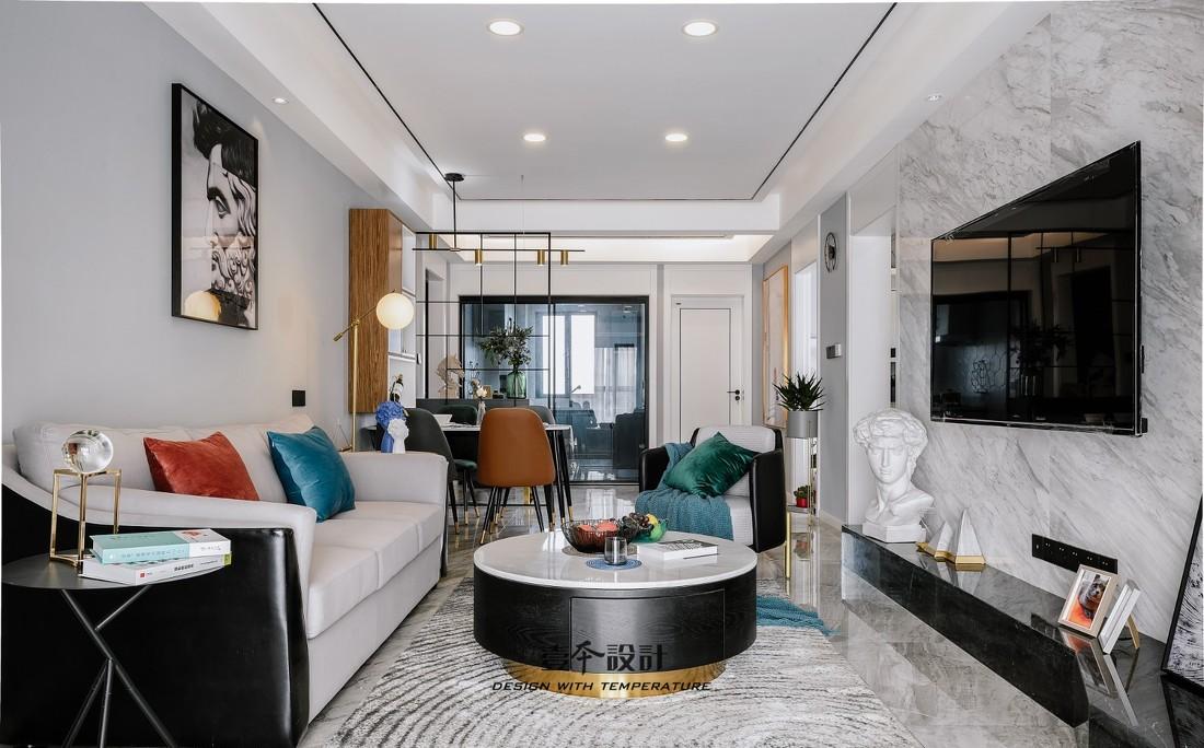 壹夲设计 | 平层住宅的现代时尚变身-12