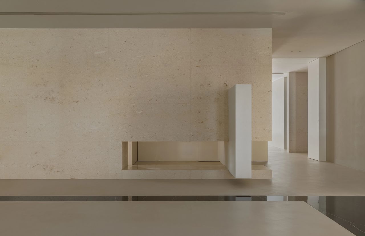 600㎡极简奶油风豪宅丨尔我空间设计研究室-30