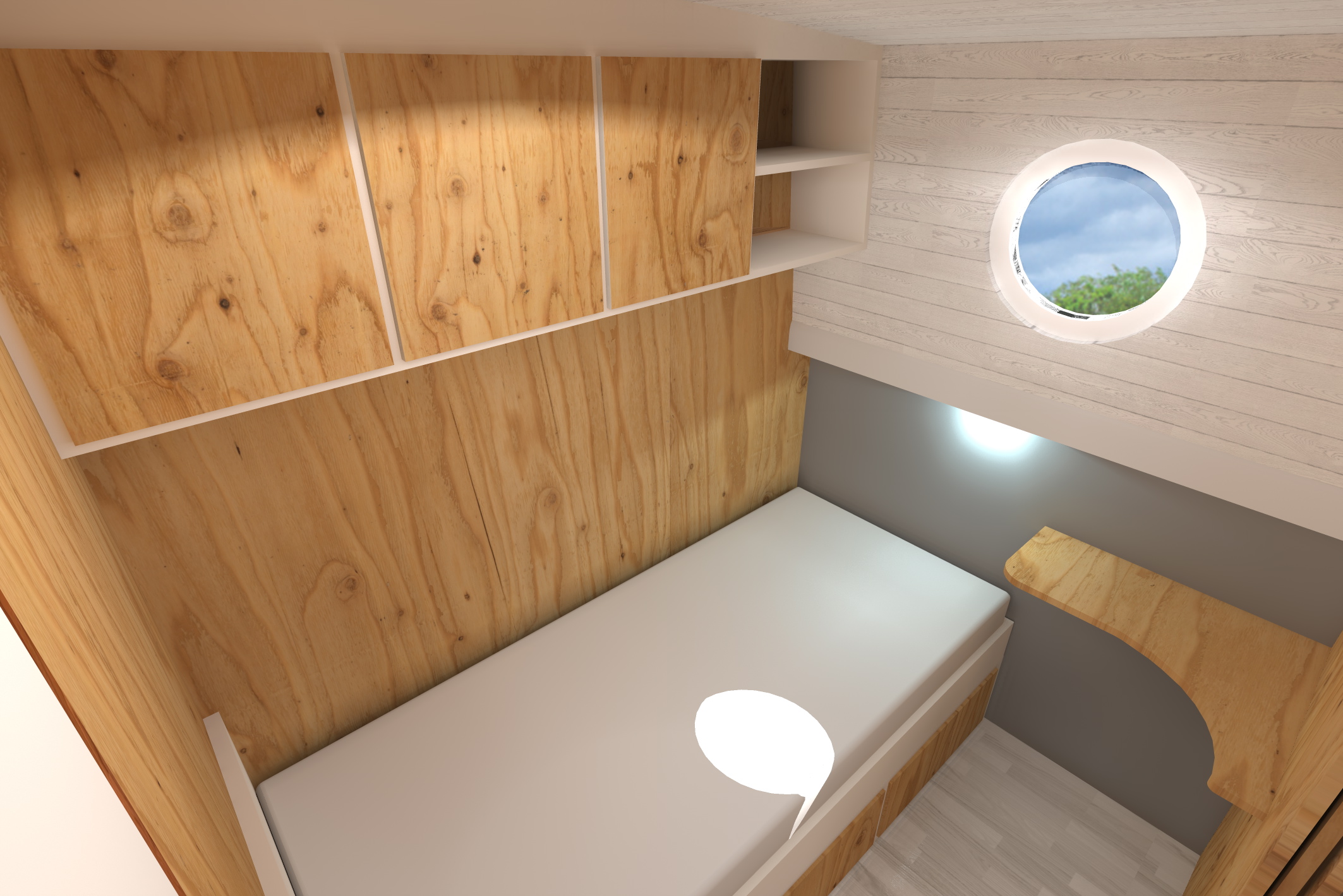 CANAL BOAT WHEELHOUSE concept 2014-18