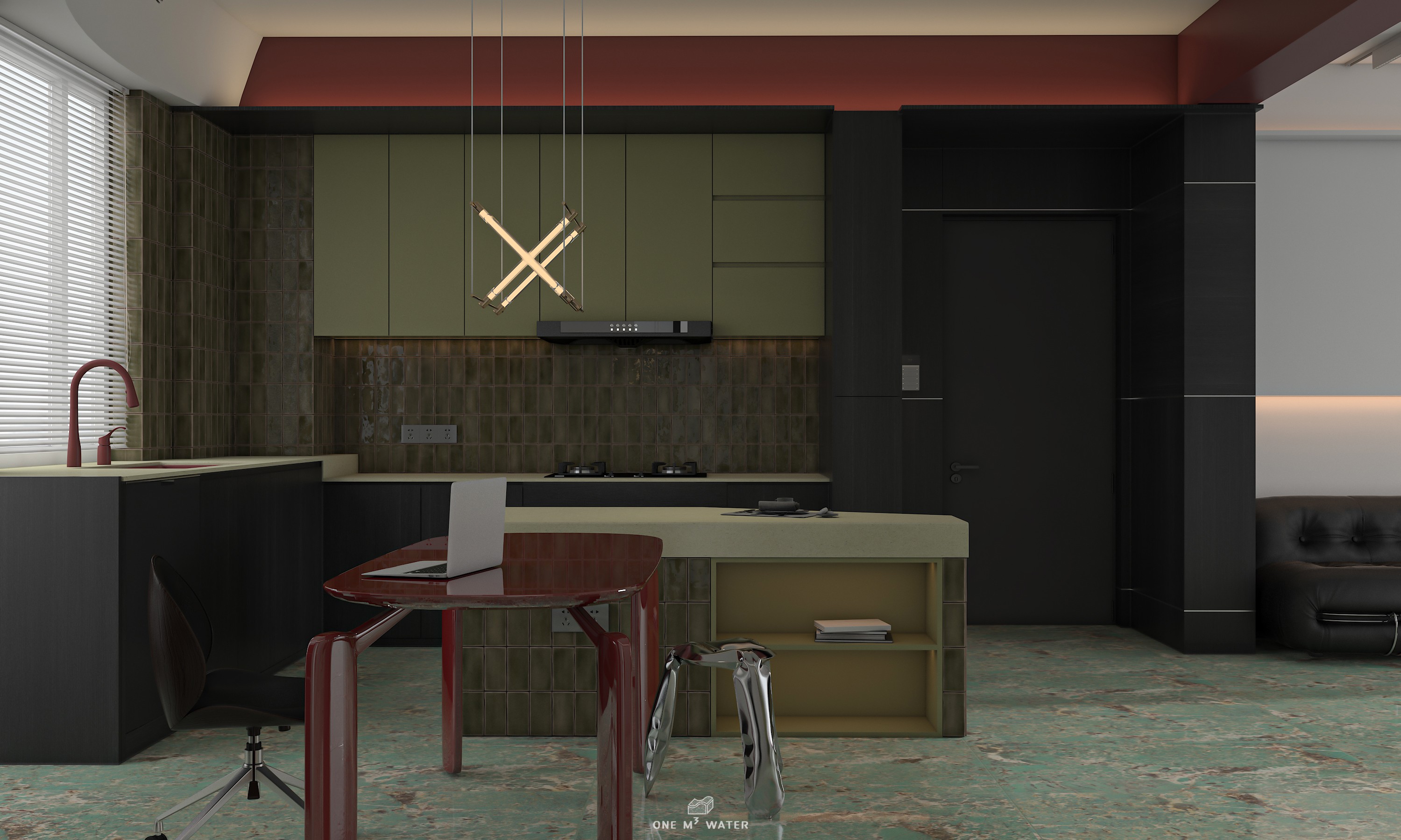 80㎡三室户型改造-7