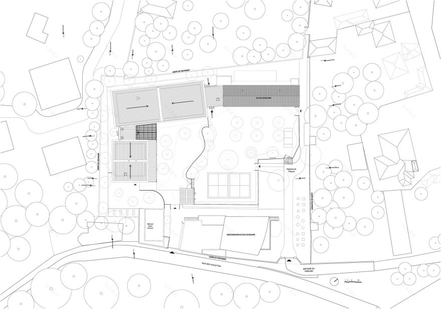 Les Violettes 学校综合体和娱乐中心丨法国丨HEMAA Architectes-56