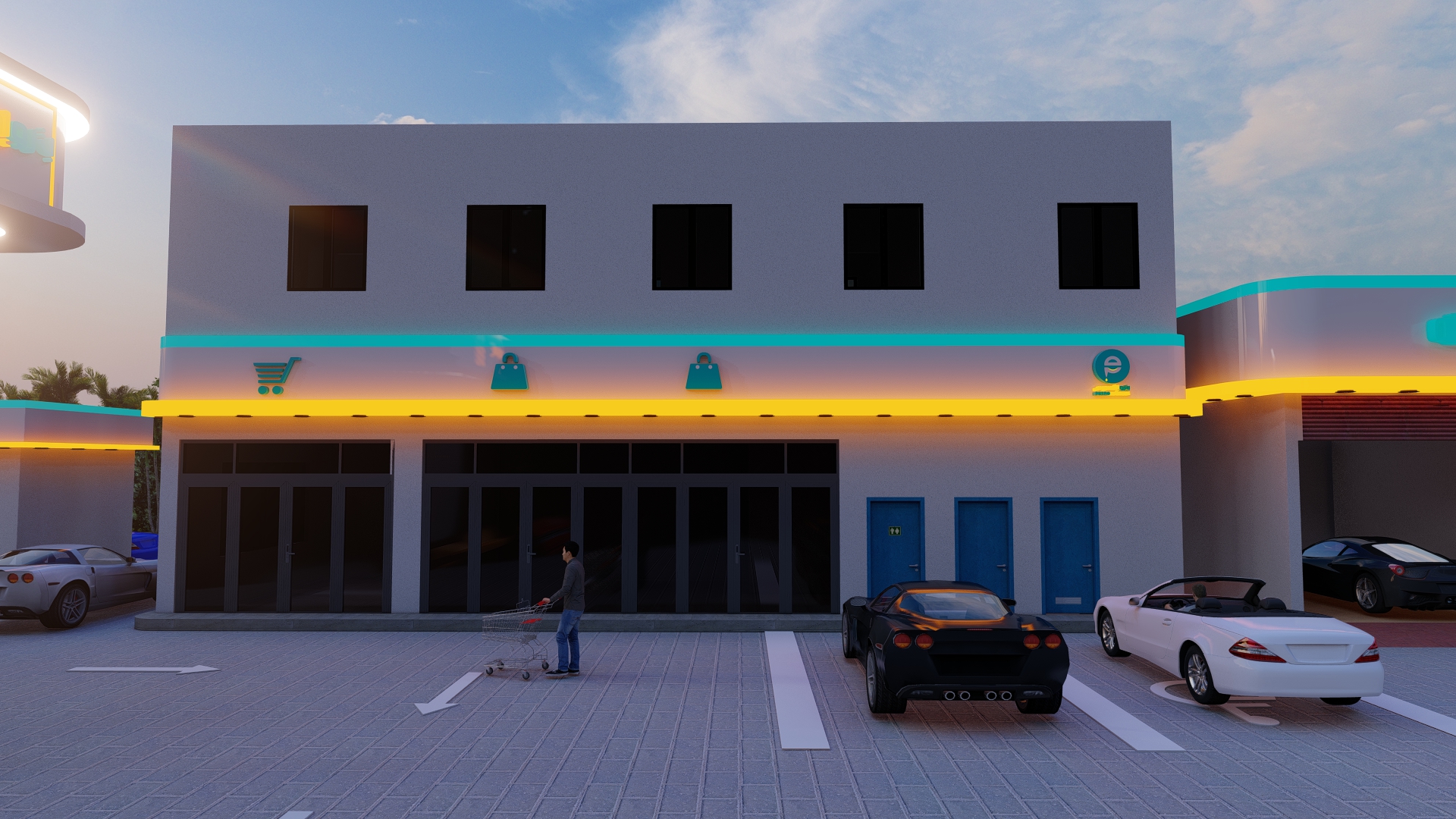 تصميم لمحطه وقود بترو اكسبريس بالسعودية-24