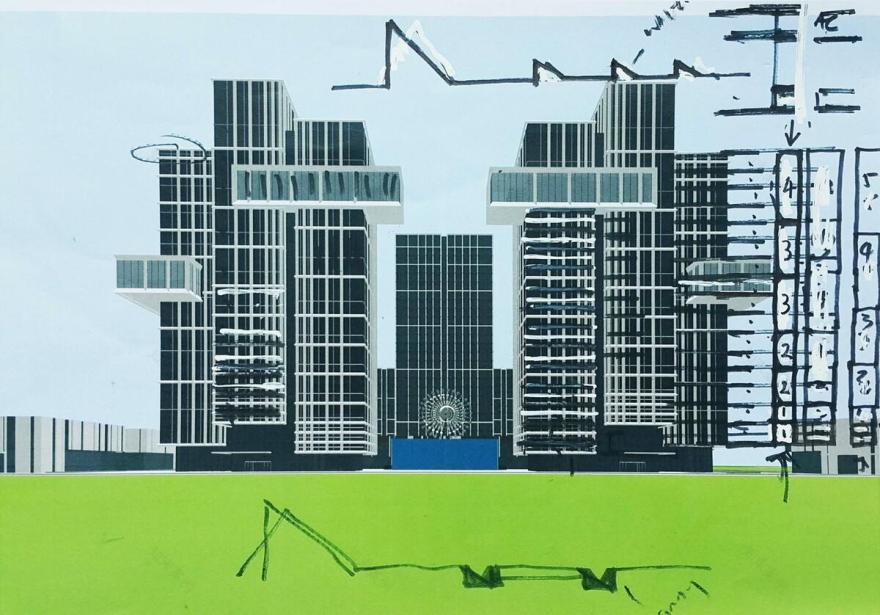 杭州英蓝中心丨ARQ建筑事务所(美国),Farrells法雷尔(英国)等-106