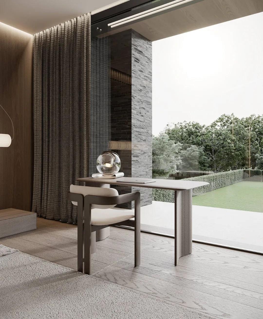 国际软装趋势--900㎡大别墅，豪宅专属永恒大地色-26