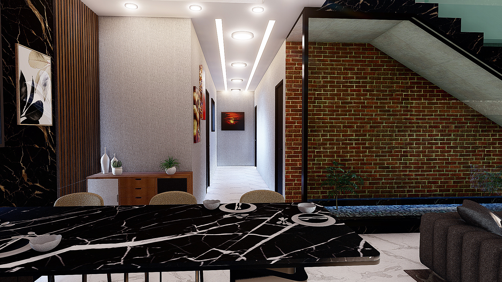 ريسبشن لفيللا دوبلكس بمصر-3