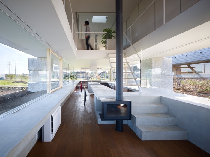 日高之家,融入自然的日本私人住宅-10