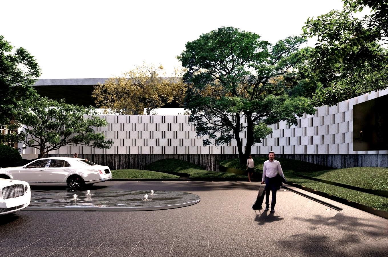 南京华润锦麟润府示范区景观SU模型-2