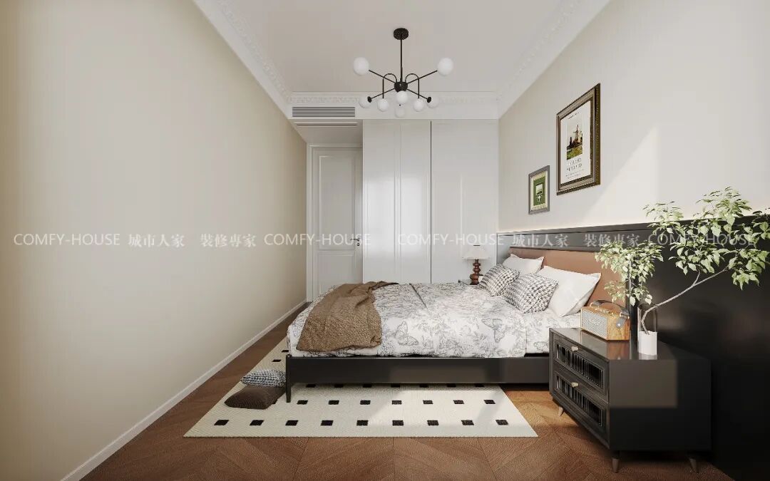 【天风锦都】143㎡丨不堆砌不浮夸，法式风的‘简’与‘奢’平衡术-51