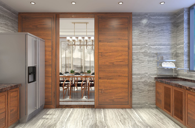 200 平米现代中式入住家装-20