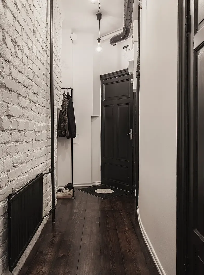 "瑞典 23m2 小户型公寓的纽约风设计"-9