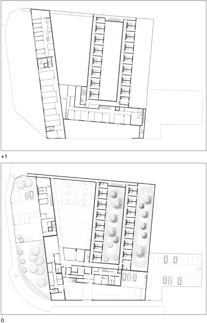 融合司法功能的 Nanterre 监狱设计-10