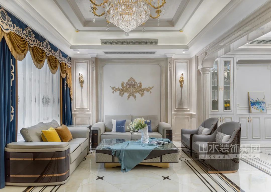 雍景半岛欧式别墅设计丨王晓静-12