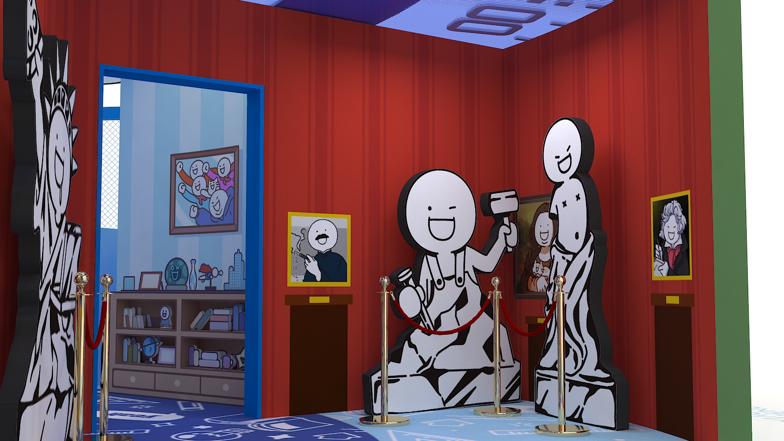 杭州科技城宝龙广场小蓝IP展-15