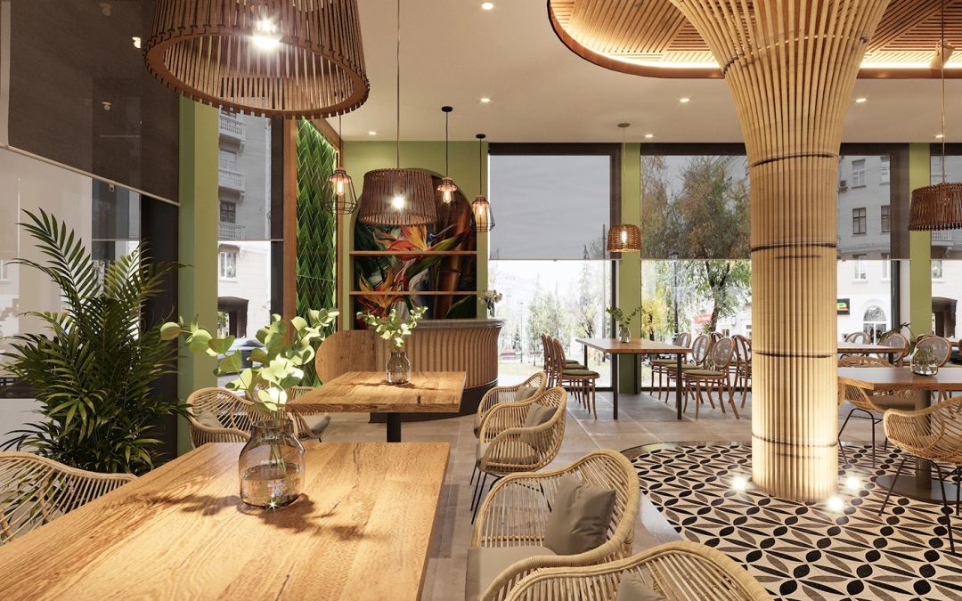 隐市慵懒时光原木色餐厅设计-10