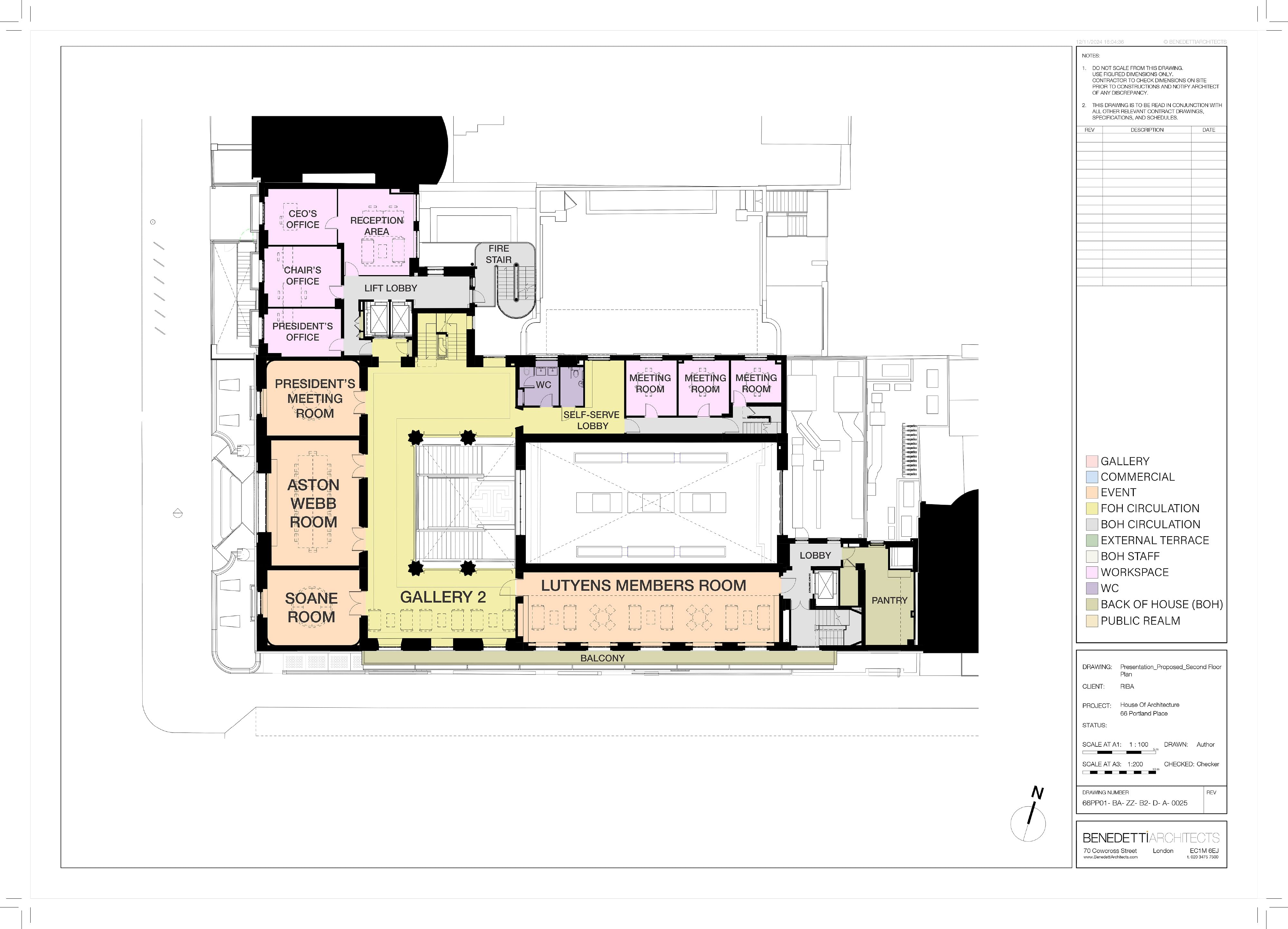 RIBA的建筑之家（皇家英国建筑师学会总部修复）项目丨美国波特兰丨Benedetti Architects-25