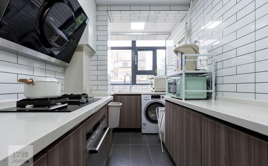 北京 60 平长条老房翻新,打造南北通透日式小家-63