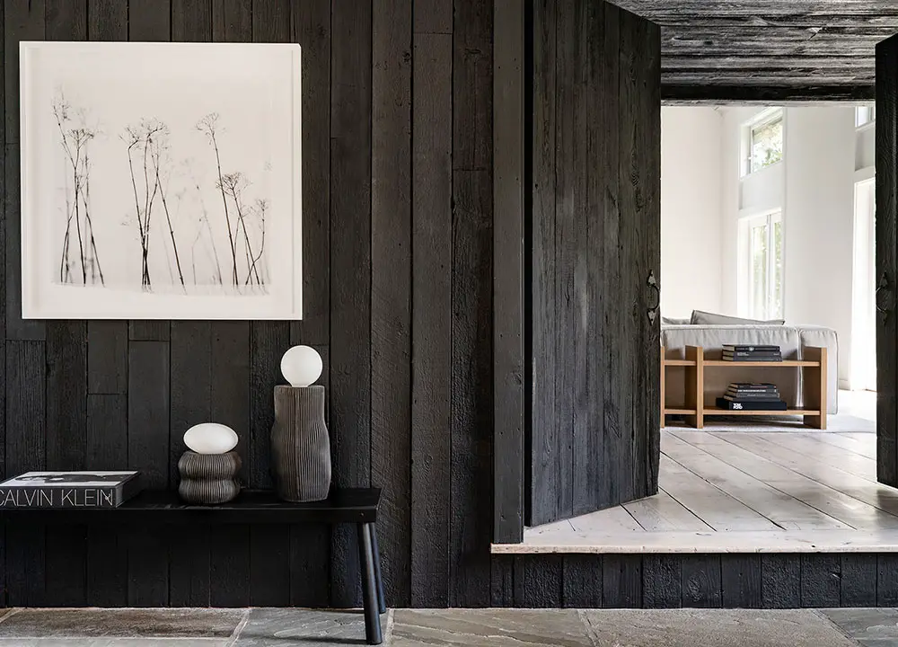 明亮与黑暗的碰撞 | Connecticut 北美风格住宅设计-20