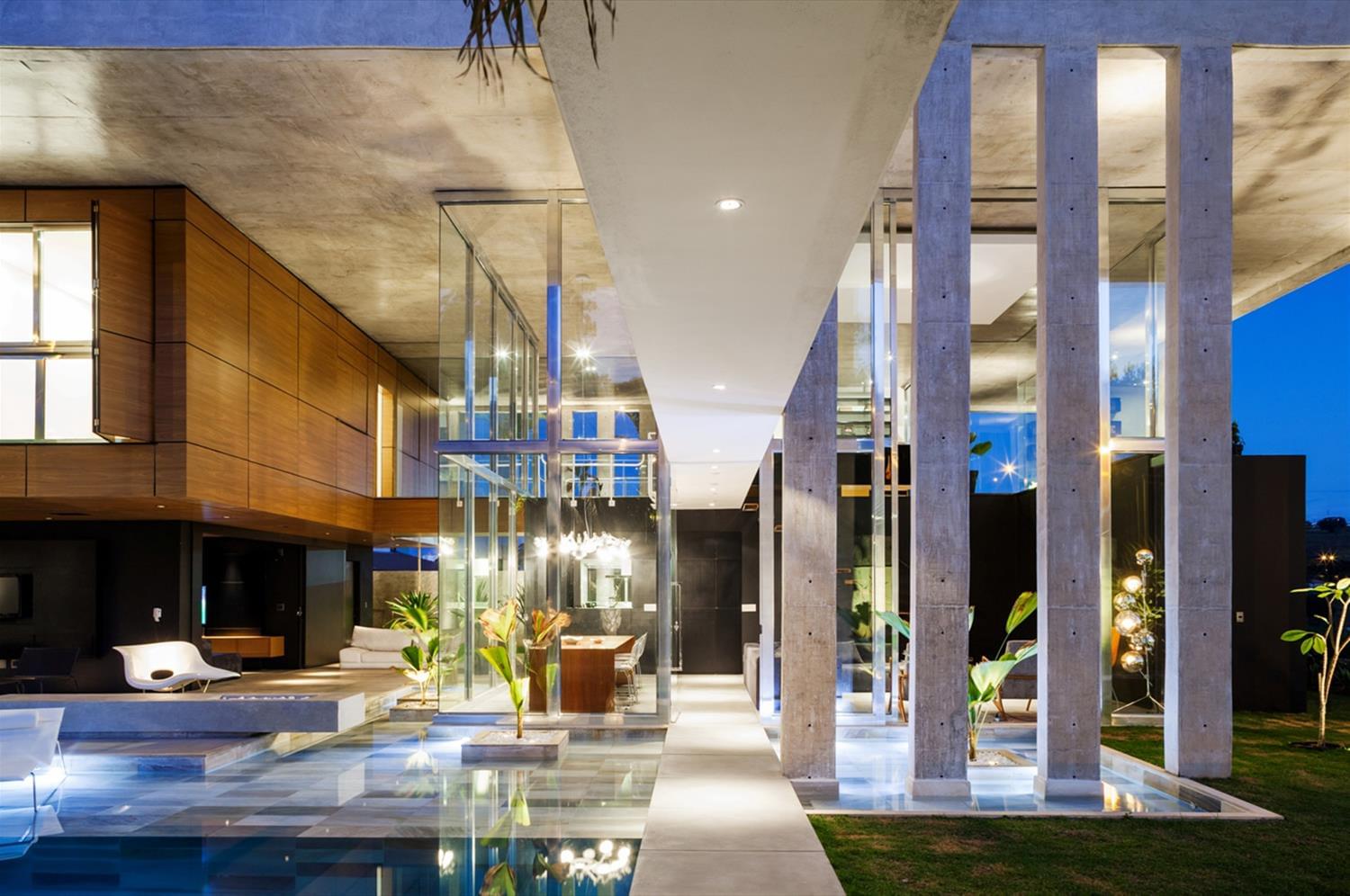 巴西 Botucatu 之家——现代简约与自然的和谐融合-8