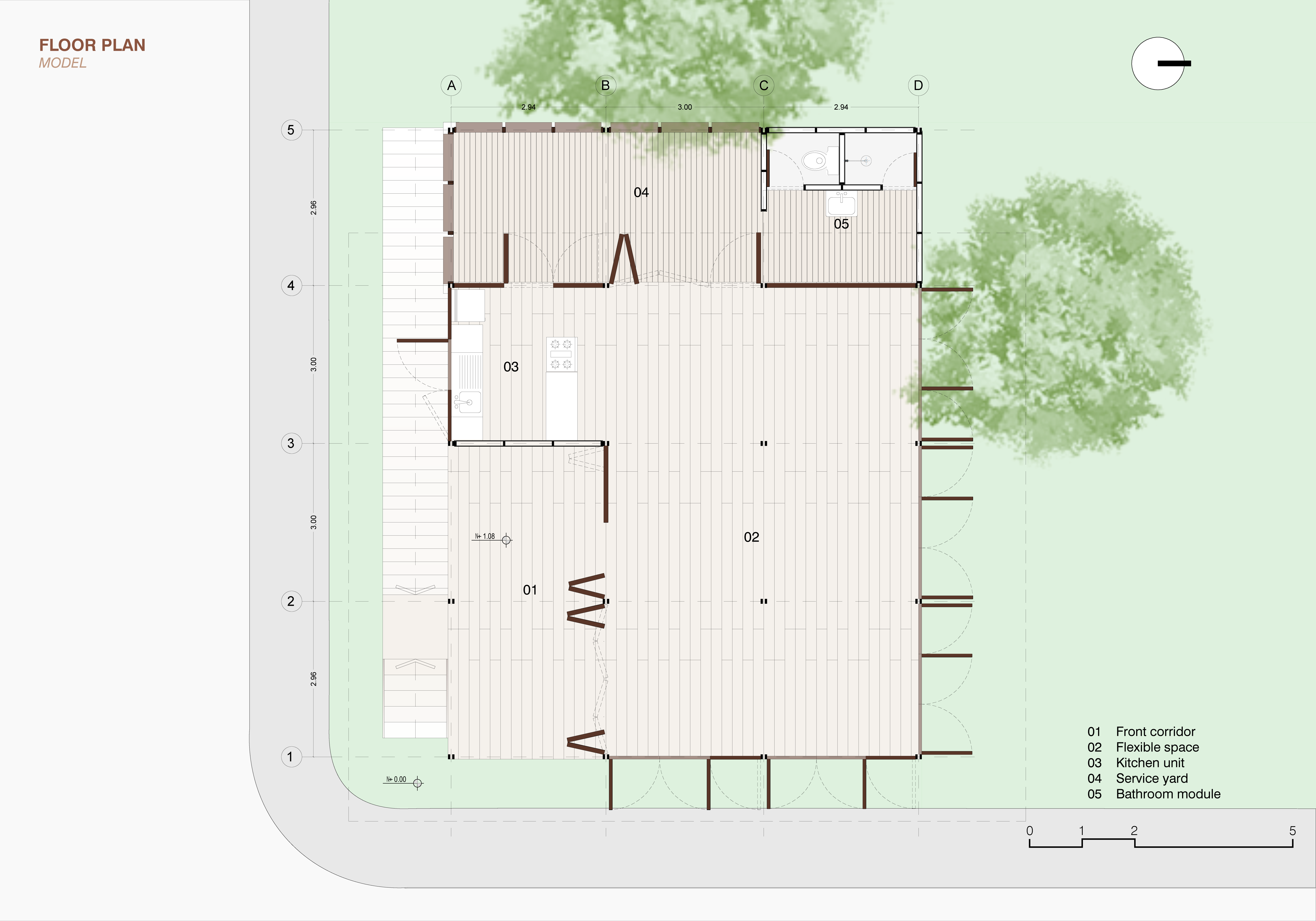 Bioclimatic housing model - Vivienda bioclimatica-2