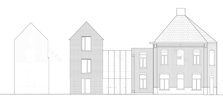 Boris & Maurice住宅与街角酒馆丨比利时丨FELT architectuur & design-43