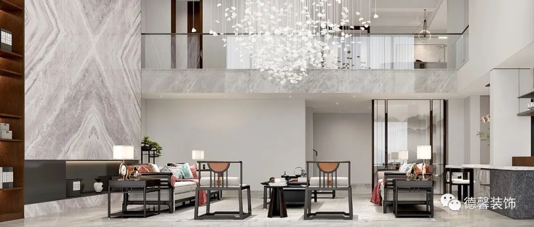 广州南沙 300㎡轻法式别墅设计丨中国广州丨德馨装饰-63