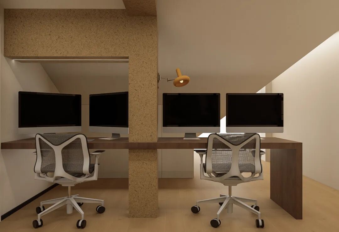 假设概念|《旋境》132㎡中古包斯豪复式，用色彩碰撞高级的艺术-44