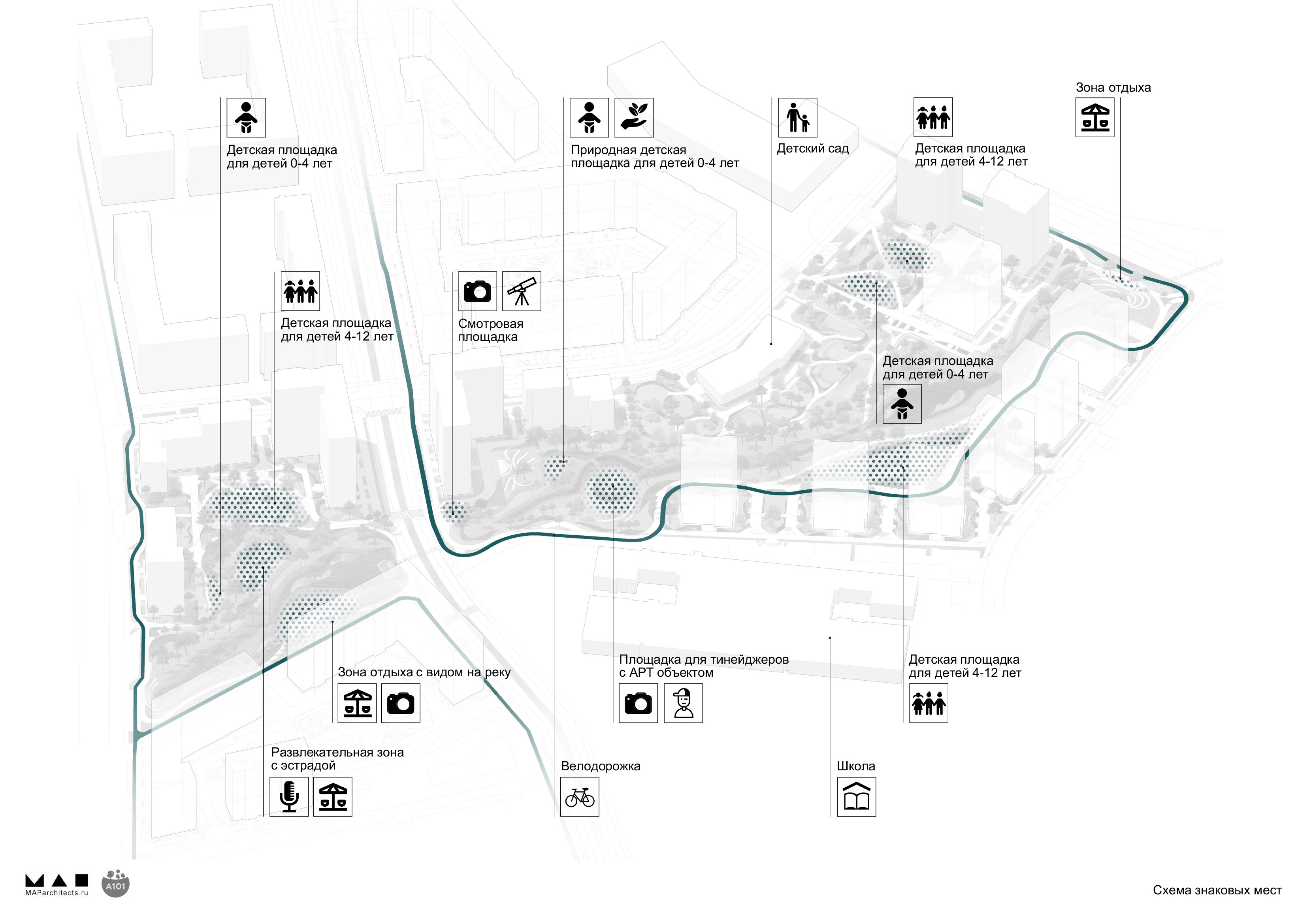线性公园“斯堪的纳维亚”及新莫斯科幼儿园“魔法山谷”场地美化丨俄罗斯莫斯科丨MAParchitects等多位设计师-20